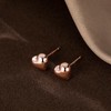 Heart Earrings Studs for Women Teens Hollow Sweet Love Studs