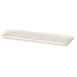 Broste Copenhagen Nordic 14533427 Rectangular Stoneware Serving Platter 12.5 x 35 x 2.5 cm Vanilla