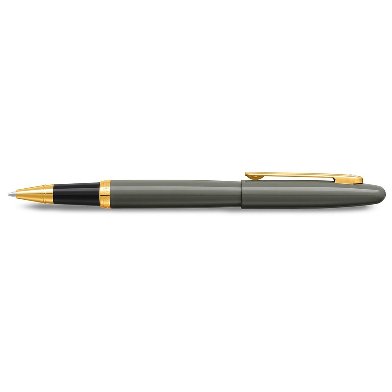 Sheaffer VFM 9427 Glossy Light Gray Rollerball Pen With PVD