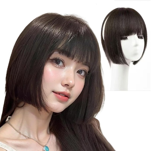 GFun Bangs Wig, Hair Wig, Princess Cut, Partial Wig, Top