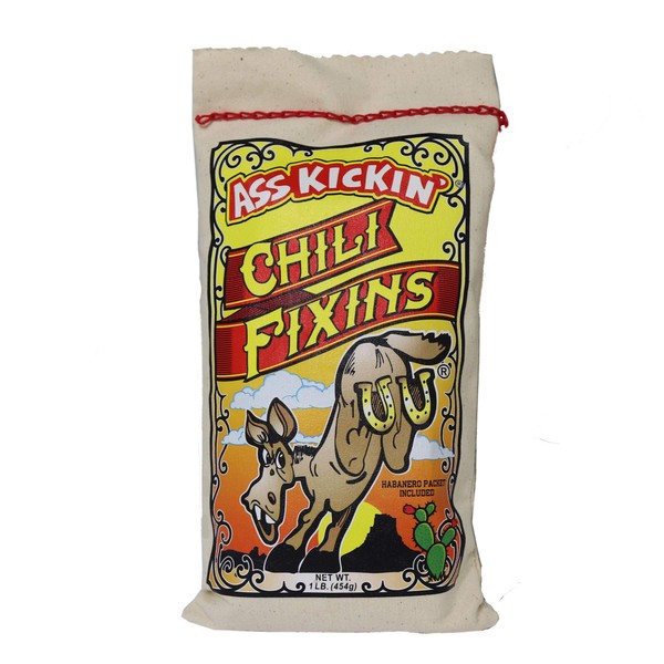 KICKIN' Chili Fixins - 1 Pack 16oz. - Premium Gourmet Gift Made in the USA