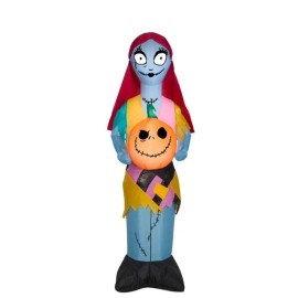 Gemmy Nightmare Before Christmas 3.5ft LED Jack Skellington Sally w/ Pumpkin....