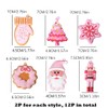 Aisszhao 12Pcs Pink Christmas Nutcracker Ornaments for Christmas Tree Decor,Pink
