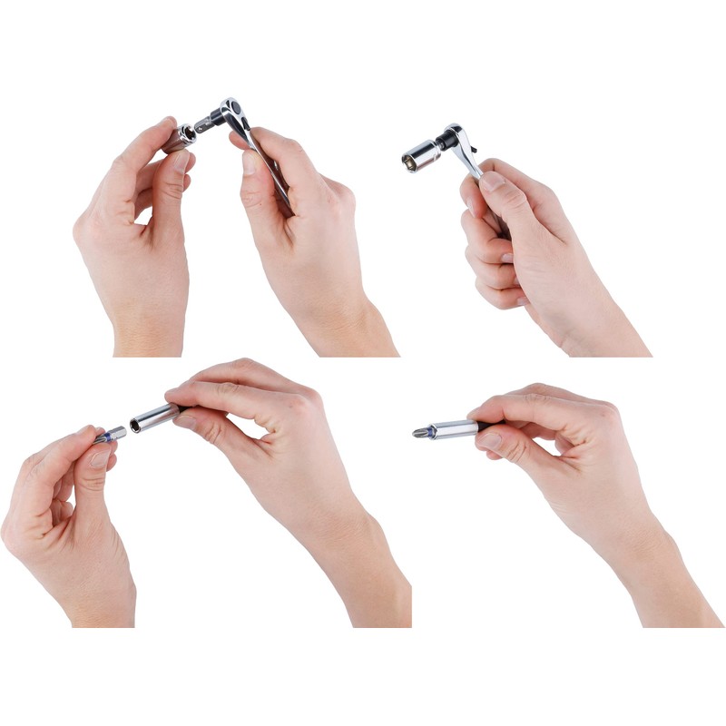 Bosch 26pc. Screwdriver Bit and Ratchet Set (PH-, PZ-, Hex-,