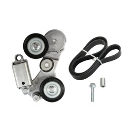 12663047 Drive Belt Tensioner Assembly with Pulley & Serpentine Belt fit for Chevy Malibu 08-10/13-14 fit for Chevy Impala 14 fit for Saturn Aura/Vue 07-09 fit for Buick Lacrosse/Regal 12-16 L4 2.4L