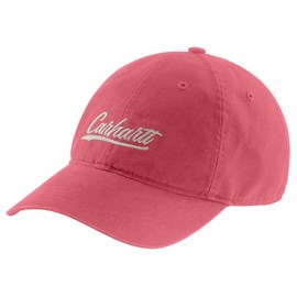 Carhartt - Gorra de Lona para Mujer, Rosewood, One Size