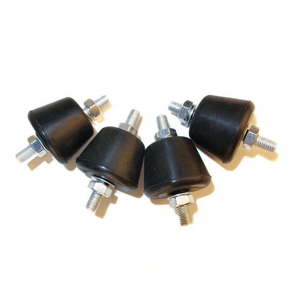 Jinlanonly M8 Anti-Vibration Mounting Pads,Damping Silenblocks with Nuts and Washers