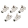 5Pcs Air Flow Control Valve PVC Fast Change Pneumatic Hose