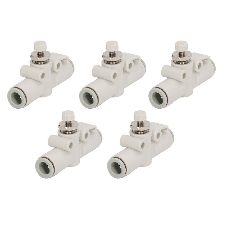 5Pcs Air Flow Control Valve PVC Fast Change Pneumatic Hose