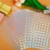 2250Pcs Self-Adhesive Mini Holographic Stickers, Sparkly Holographic Stickers for Planner,