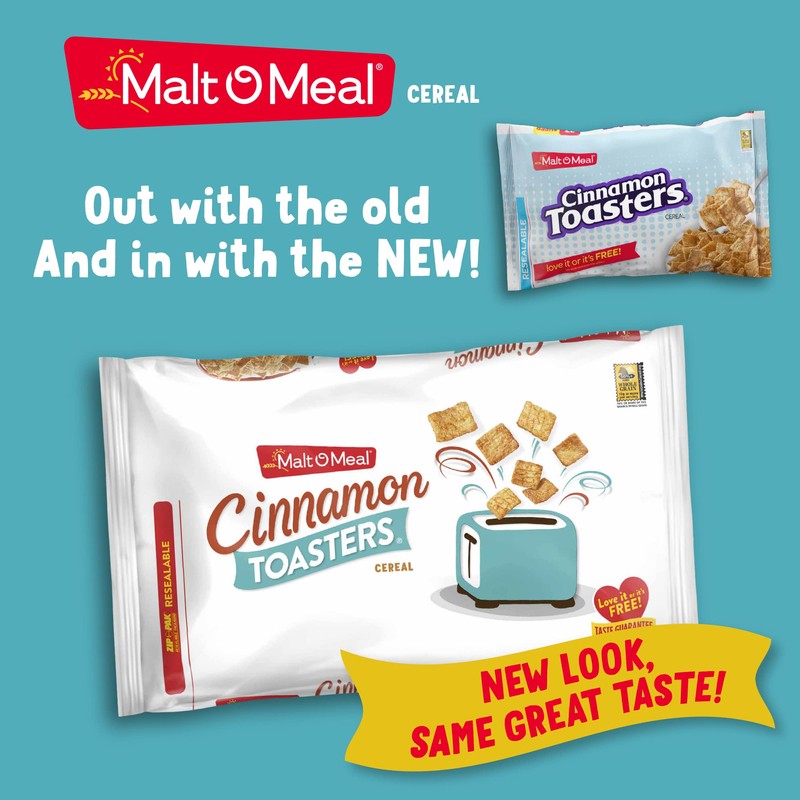 Malt-O-Meal Cinnamon Toasters® Breakfast Cereal, 2 Ounce Single Serve Bowls