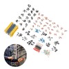 1400 Pcs Set Metal Film Resistor Ceramic Capacitor Transistor LED