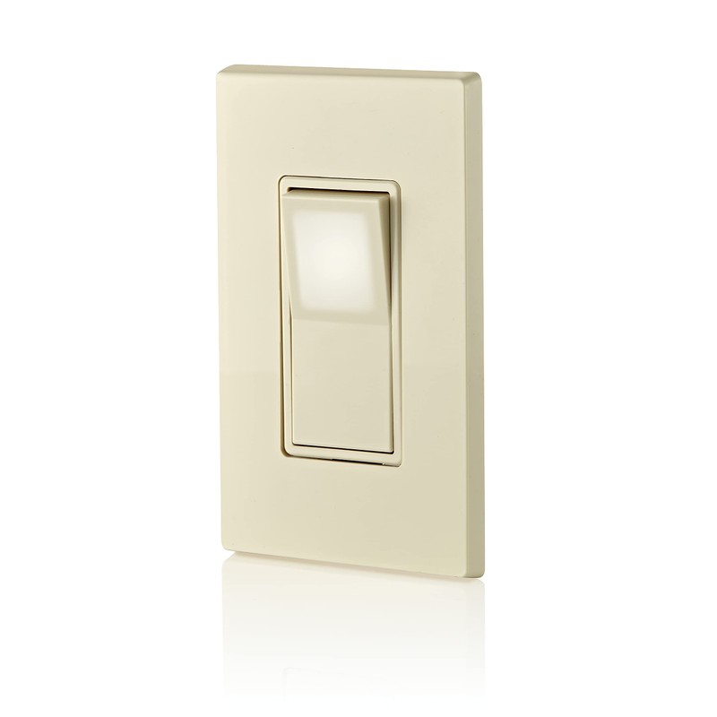 Leviton 15 Amp, 120/277 Volt, Decora LED Illuminated Rocker Single