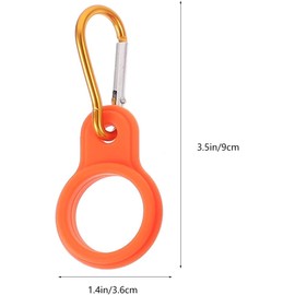 Yardwe Hebilla para Botella De Agua Deportiva Clip Resistente para Mochila Portabotellas con Gancho para Escalada Senderismo Al Aire Libre 6 Piezas