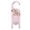 TEHAUX Cat Design Double Sided Welcome Please Knock Do Not