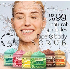 Lorenti Coffee Scrub 500 ML Face & Body | Jojoba Oil & Vitamin E Anti Celulite, Stretch Marks, Spider Veins Wrinkle, Detox