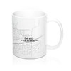 Davis, California CA Map Mug (11 oz)