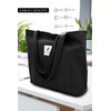 TeeYee Women's Fabric Bags Tote Bag Plain Shoulder Bag Lightweight