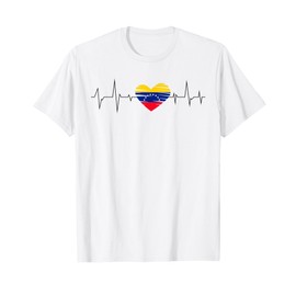 I'm American My Heart Beats for Venezuela t-Shirt Bandera T-Shirt