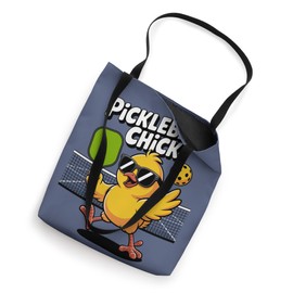Funny Pickleball Chick Cute Funny Player Court Humor Tote Bag