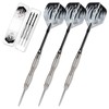 Yirinatek Darts Set with Storage Box, 3 High-Quality Steel Darts,