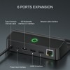 Docking Station Black 6 in 1 Charging Base RGB LED