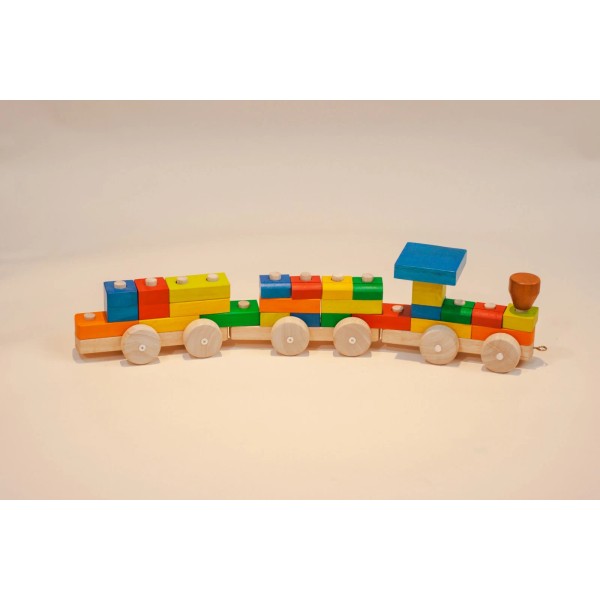 QToys USA Stack & Pull Train