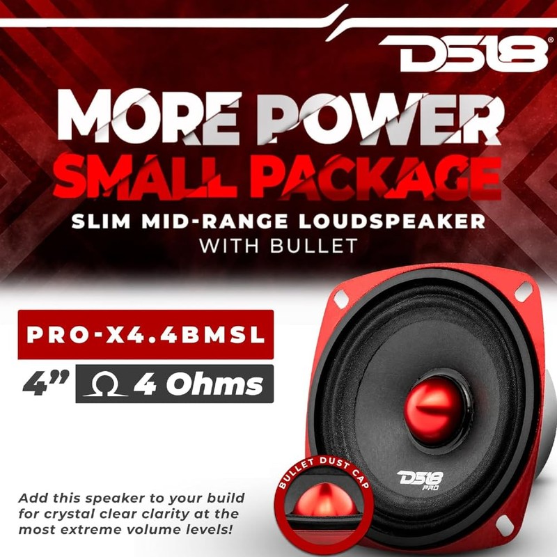 Set for DS 18 PRO-X4.4BMSL 1 midrange driver with a
