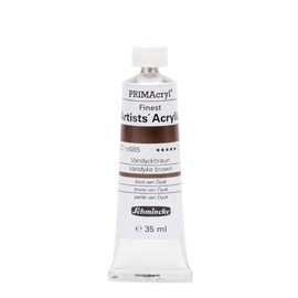 Schmincke PRIMAcryl® Finest Artist Acrylic Paints, Vandyck Brown, 35 ml
