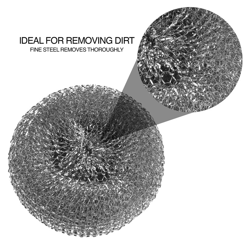 VINDOR Stainless Steel Scourers - Cleaning Sponge, Steel Wool Scourer,
