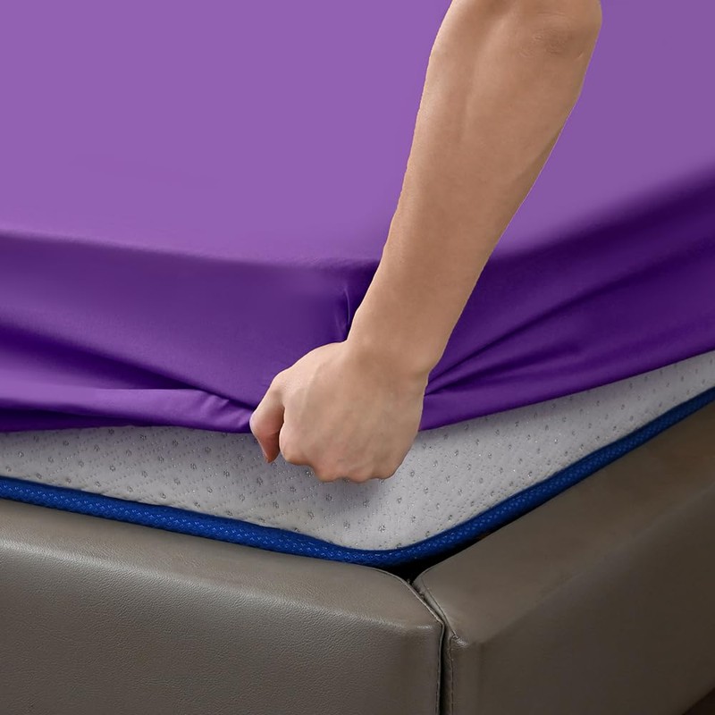 Fitted Sheet 25CM Deep Bed Sheet Super King Size 180X200CM