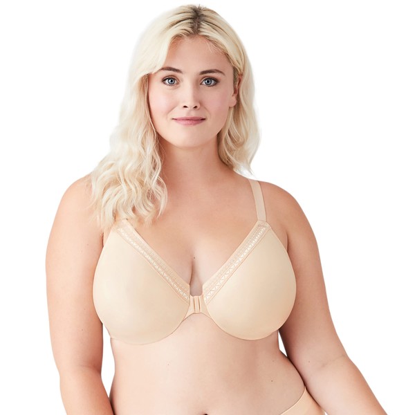 Wacoal Women's Plus Size Perfect Primer Front Close Underwire Bra,