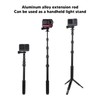 1.5m Selfie Stick Aluminium Alloy with 1/4in Screw Interface Selfie