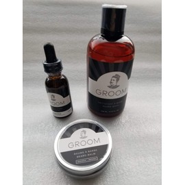 Handmade Beard Oil, Beard Wash and Beard Balm Made by Groom