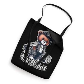 Lil Homie Hip Hop Teddy Bear Lowrider Urban Streetwear Tote Bag