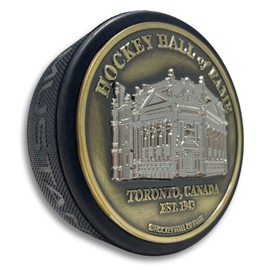 Hockey Hall of Fame Puck | Front & Yonge Medallion
