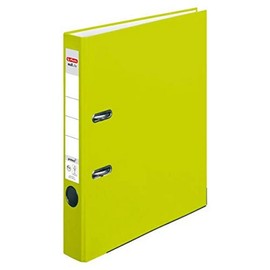 Herlitz Herlitz Ordner maX.file protect A4, Rückenbreite 5 cm, neon-grün, 1 Stück