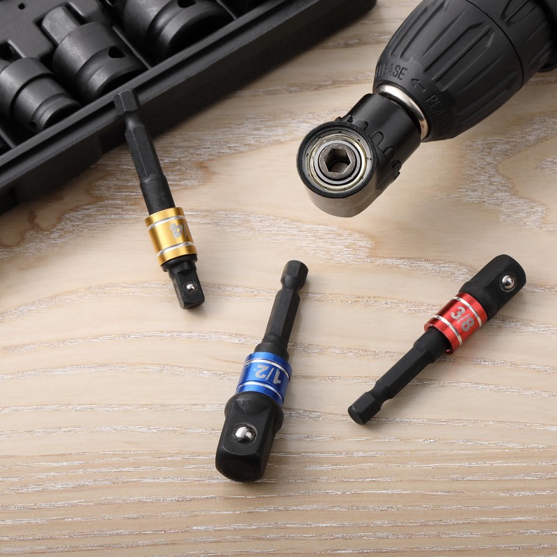 Bates- Socket Adapter Extension Set with Right Angle Drill Attachment,