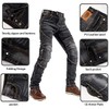 LOMENG Motorcycle Riding Pants Motocross Ricing Jeans Motorbike Denim Jeans