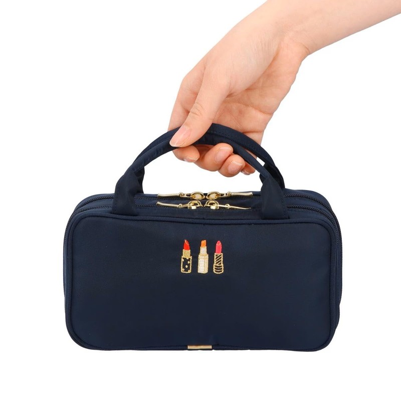 Cosmetic Pouch, Functional Pouch with Buehler Pocket & Outer Pocket,