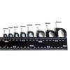 TR Cable® Pack of 50 Round Black Cable Clips with