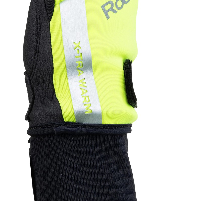 Roeckl Villach 2 Cycling Gloves Black, Fluo yellow