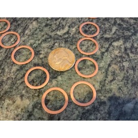 Military 10 copper crush washers brake hydraulic fluid fitting military 18 MM x 13 mm