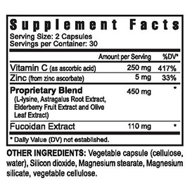 Organic Immune System and antioxidant Support FUCOIDZ - 60 Capsules - 3 Pack