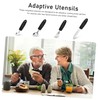 Ciieeo 1 Set Adaptive Utensils for Elderly and Disabled Weighted