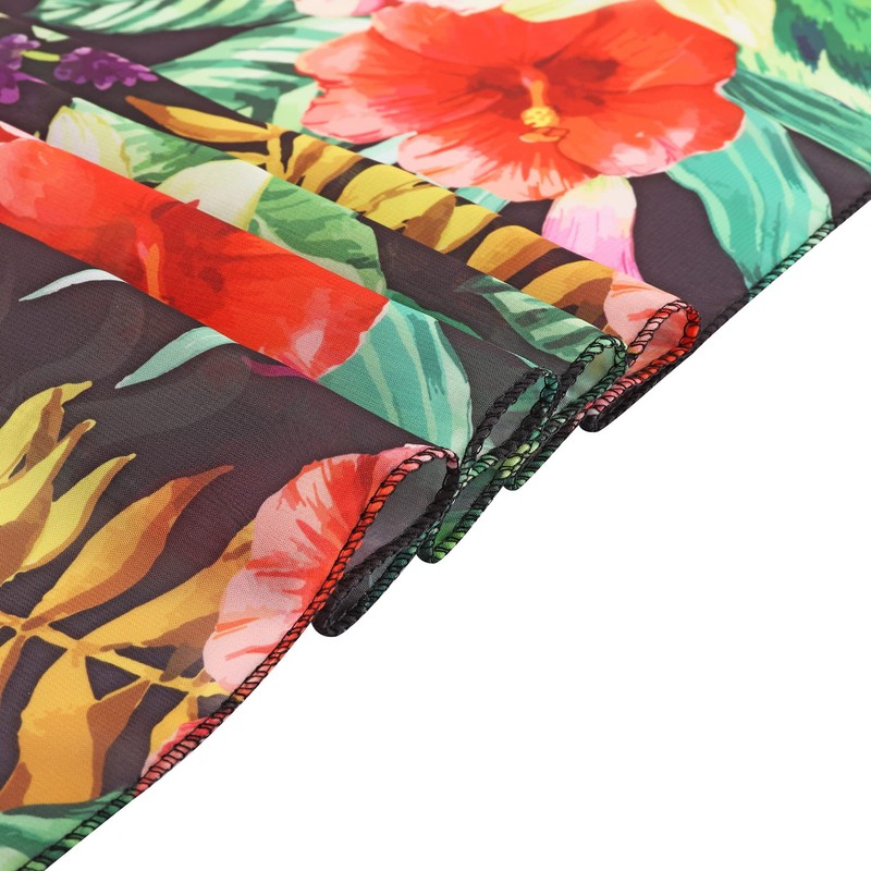 Ayliss Womens Swimwear Chiffon Printed Cover up Beach Sarong Pareo