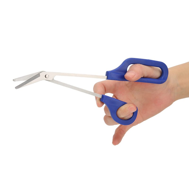 Toenail Scissors with Long Handle, Stainless Steel Nail Clippers with