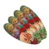 Christmas Holiday Jolly Happy Santa Claus Double-Sided Oval Nail File