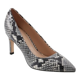 Marc Fisher LTD Women's Genni Pump, Light Natural Snake Leather Multi 112, 6.5