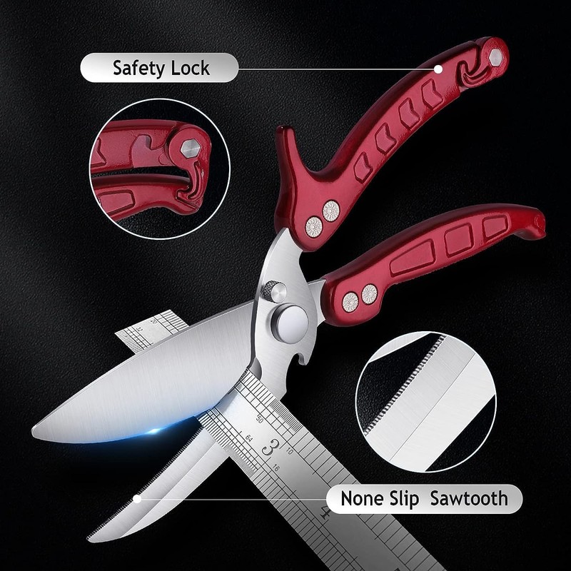 LOVJOYSE Heavy Duty Poultry Shears - A Must Have Kitchen